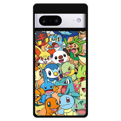 Pokemon starter collage Google Pixel 7 Case