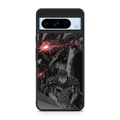 Berserk Blood and Iron The Black Swordsman Google Pixel 8 Case