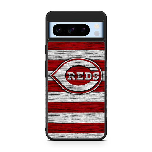 Cincinnati Reds Wooden Pattern Google Pixel 8 Case
