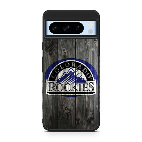 Colorado Rockies Wooden Pattern Google Pixel 8 Case