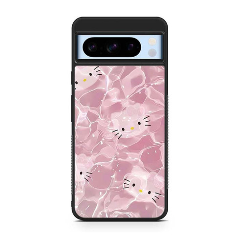 Hello Kitty Pink Marble Google Pixel 8 Case