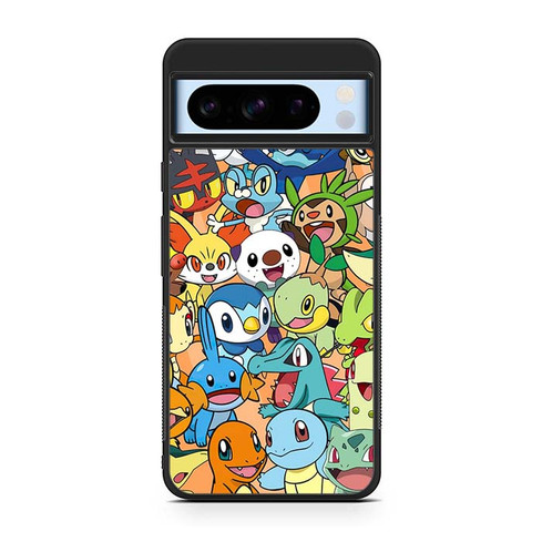 Pokemon starter collage Google Pixel 8 Case