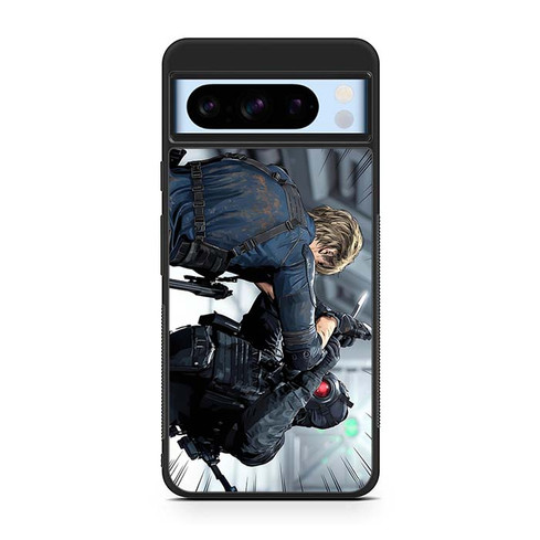 Resident Evil Requiem Leon Vs Hunt Google Pixel 8 Case
