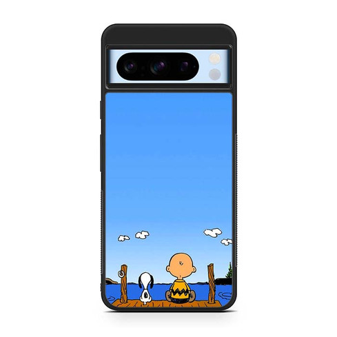Snoopy and Charlie Brown Google Pixel 8 Case