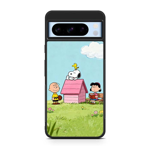 Snoopy The Peanuts Playground Google Pixel 8 Case