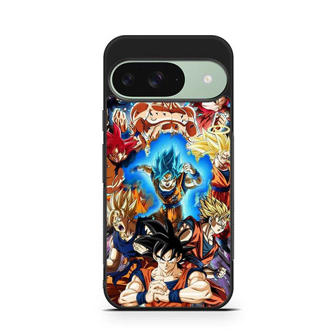 Dragon Ball Z Goku All Saiyan Form Google Pixel 9 Case