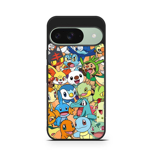 Pokemon starter collage Google Pixel 9 Case