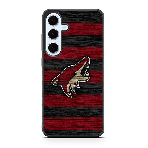 Arizona Coyotes Wooden Pattern Samsung Galaxy S24 Case