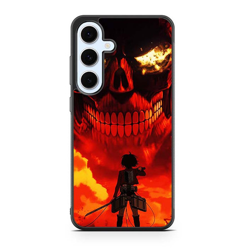 Attack on Titan Mikasa Vs Titan Samsung Galaxy S24 Case