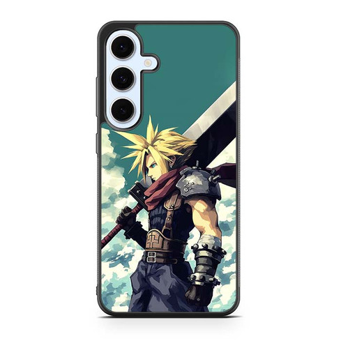 Cloud Strife Final Fantasy VII PS1 Samsung Galaxy S24 Case