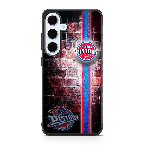 Detroit Pistons Bricks Samsung Galaxy S24 Case