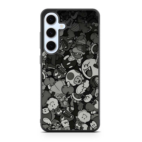 Mario Luigi Bowser Toad Boo and Wario Samsung Galaxy S24 Case