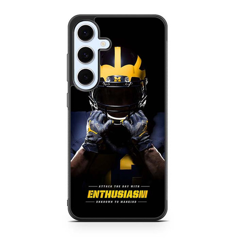 Michigan Wolverines Enthusiasm Samsung Galaxy S24 Case