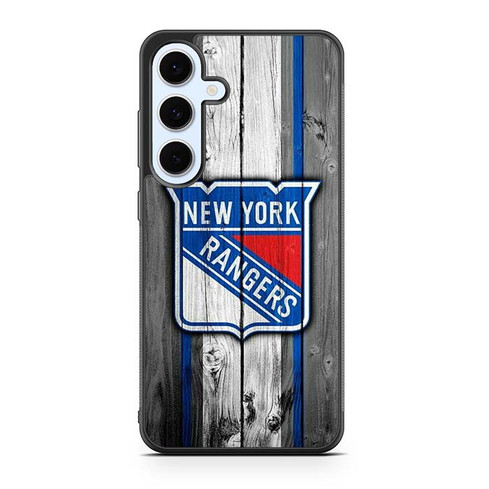 New York Rangers Wooden Pattern Samsung Galaxy S24 Case