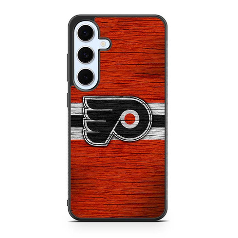 Philadelphia Flyers Wooden Pattern Samsung Galaxy S24 Case