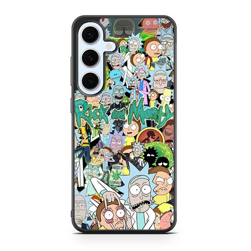Rick And Morty Collage Samsung Galaxy S24 Case