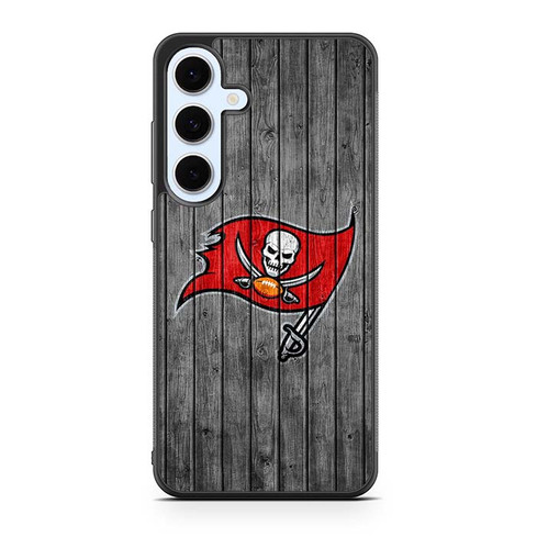 Tampa Bay Buccaneers Wooden Pattern Samsung Galaxy S24 Case