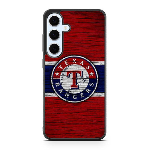 Texas Rangers Wooden Texture Samsung Galaxy S24 Case