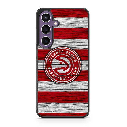 Atlanta Hawks Wooden Pattern Samsung Galaxy S23 Case