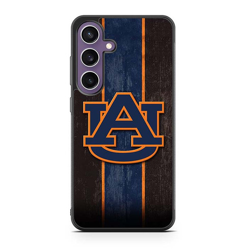 Auburn Tigers Wooden Pattern Samsung Galaxy S23 Case