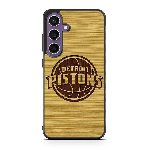 Detroit Pistons Wooden Pattern 01 Samsung Galaxy S23 Case