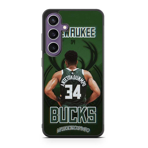 Milwaukee Bucks Antetokounmpo 34 Samsung Galaxy S23 Case