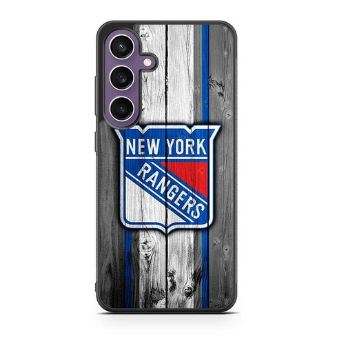 New York Rangers Wooden Pattern Samsung Galaxy S23 Case