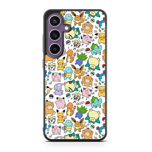Pokemon Snorlax Eevee and Bulbasaur Samsung Galaxy S23 Case