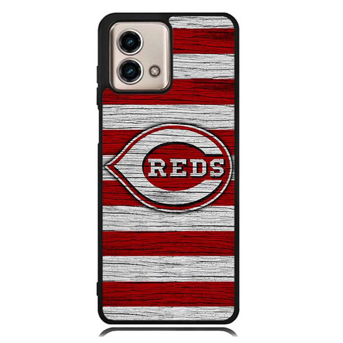Cincinnati Reds Wooden Pattern Moto G Stylus 2023 Case