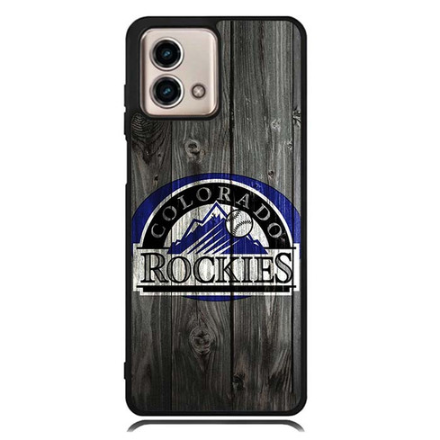 Colorado Rockies Wooden Pattern Moto G Stylus 2023 Case