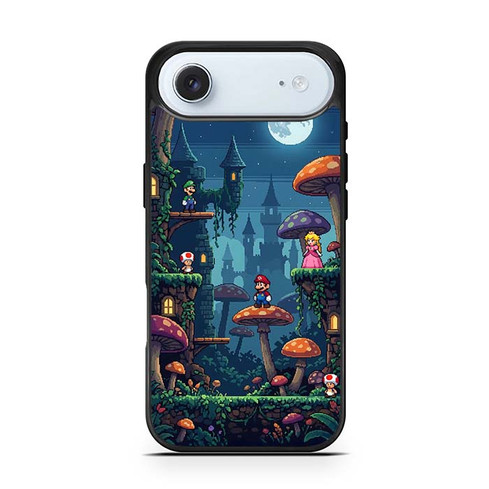 Mario Mushroom Night Castle iPhone Air Case