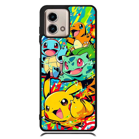Pokemon Bulbasaur Charmander Squirtl and  Pikachu Moto G Stylus 2023 Case