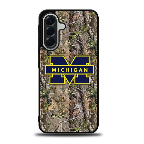 Michigan Wolverines Camouflage Samsung Galaxy A56 5G Case