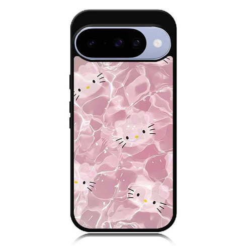 Hello Kitty Pink Marble Google Pixel 10 Case