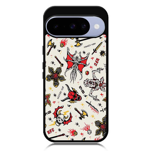 Stranger Things Hellfire Gothic Chaos 02 Google Pixel 10 Case