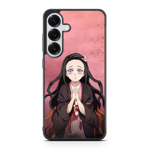 Demon Slayer Nezuko Cute Samsung Galaxy S25 Case