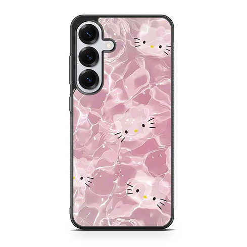 Hello Kitty Pink Marble Samsung Galaxy S25 Case