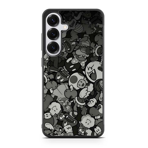 Mario Luigi Bowser Toad Boo and Wario Samsung Galaxy S25 Case
