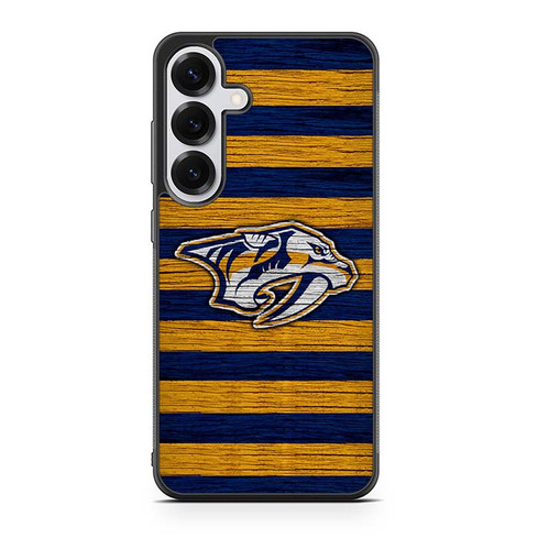 Nashville Predators Wooden Pattern Samsung Galaxy S25 Case