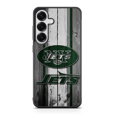 New York Jets Wooden Pattern Samsung Galaxy S25 Case