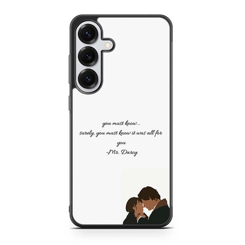 Pride and Prejudice Quote Samsung Galaxy S25 Case