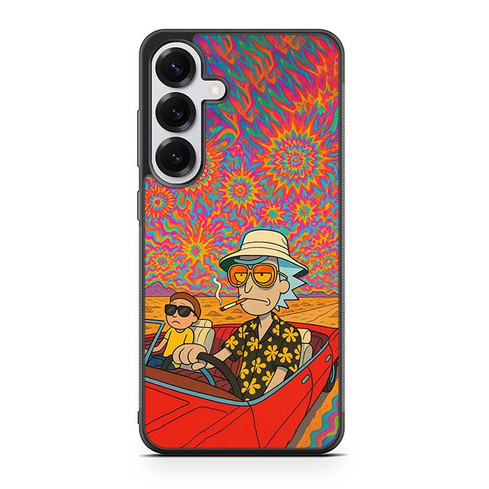 Rick and Morty Psychedelic Vibe Samsung Galaxy S25 Case