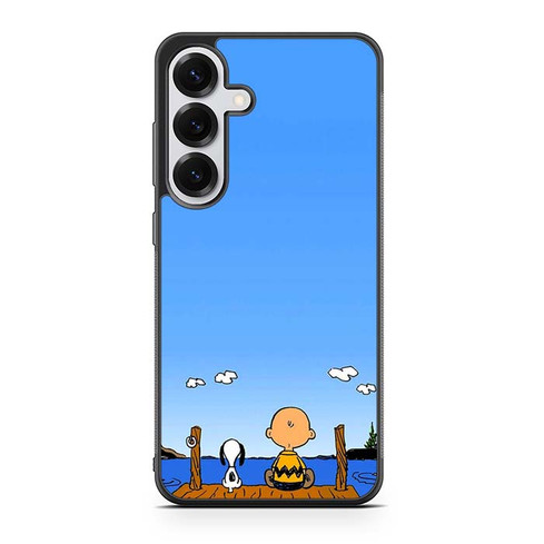 Snoopy and Charlie Brown Samsung Galaxy S25 Case