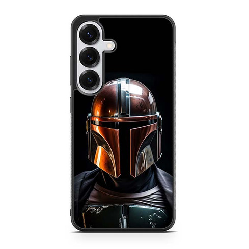 Star Wars Mandalorian Amber Beskar Samsung Galaxy S25 Case