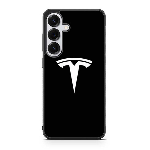 Tesla Car Logo Samsung Galaxy S25 Case