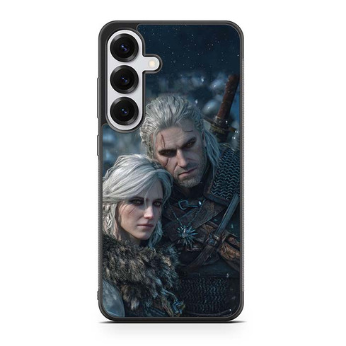 The Witcher III Geralt and Ciri Samsung Galaxy S25 Case