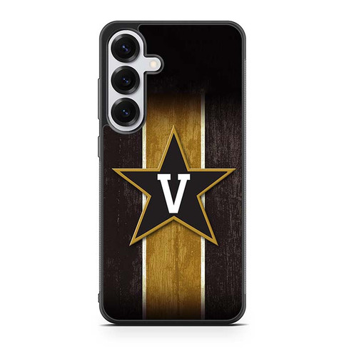 Vanderbilt Commodores Wooden Pattern Samsung Galaxy S25 Case