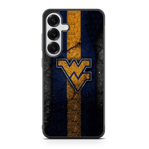 West Virginia Mountaineers Asphalt Texture Samsung Galaxy S25 Case