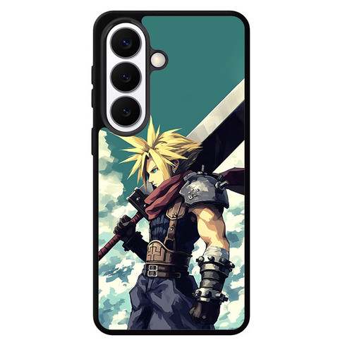 Cloud Strife Final Fantasy VII PS1 Samsung Galaxy S26 Case