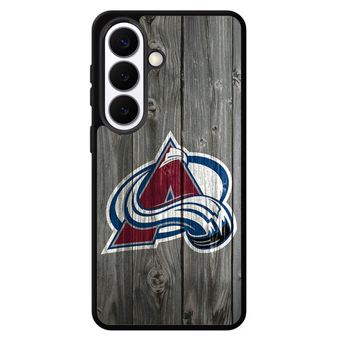 Colorado Avalanche Wooden Pattern Samsung Galaxy S26 Case
